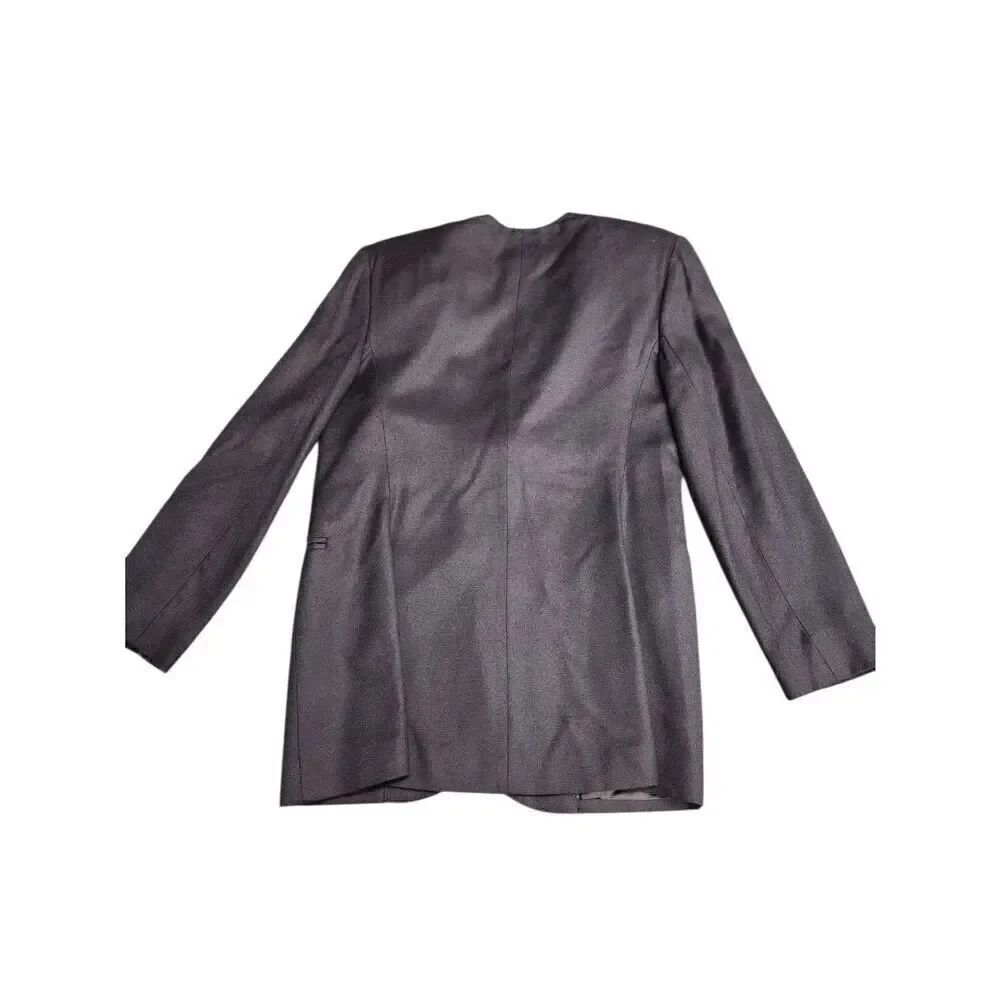 Jones New York Navy Skirt Suit with Gold Buttons - Picture 7 of 14